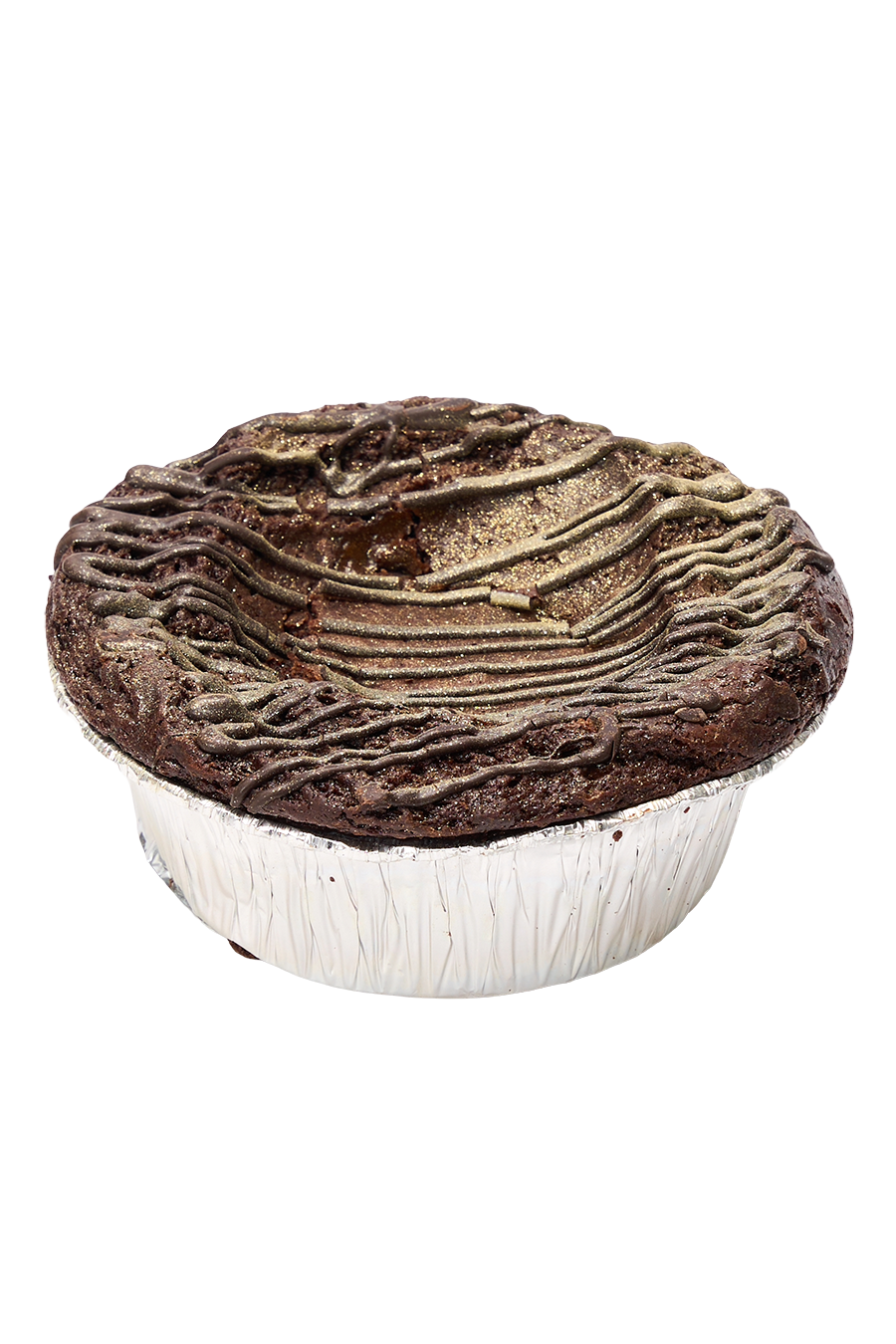 Salted Caramel Brownie Pie (Gluten Free)