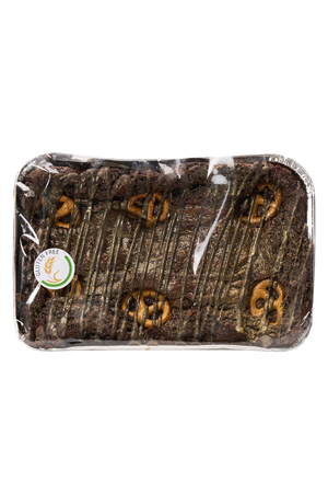 Caramel Pretzel Little Luxury Brownie Tray (Gluten Free)