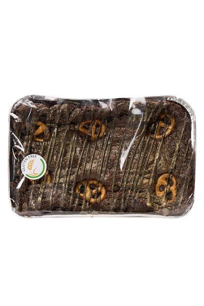 Caramel Pretzel Little Luxury Brownie Tray (Gluten Free)