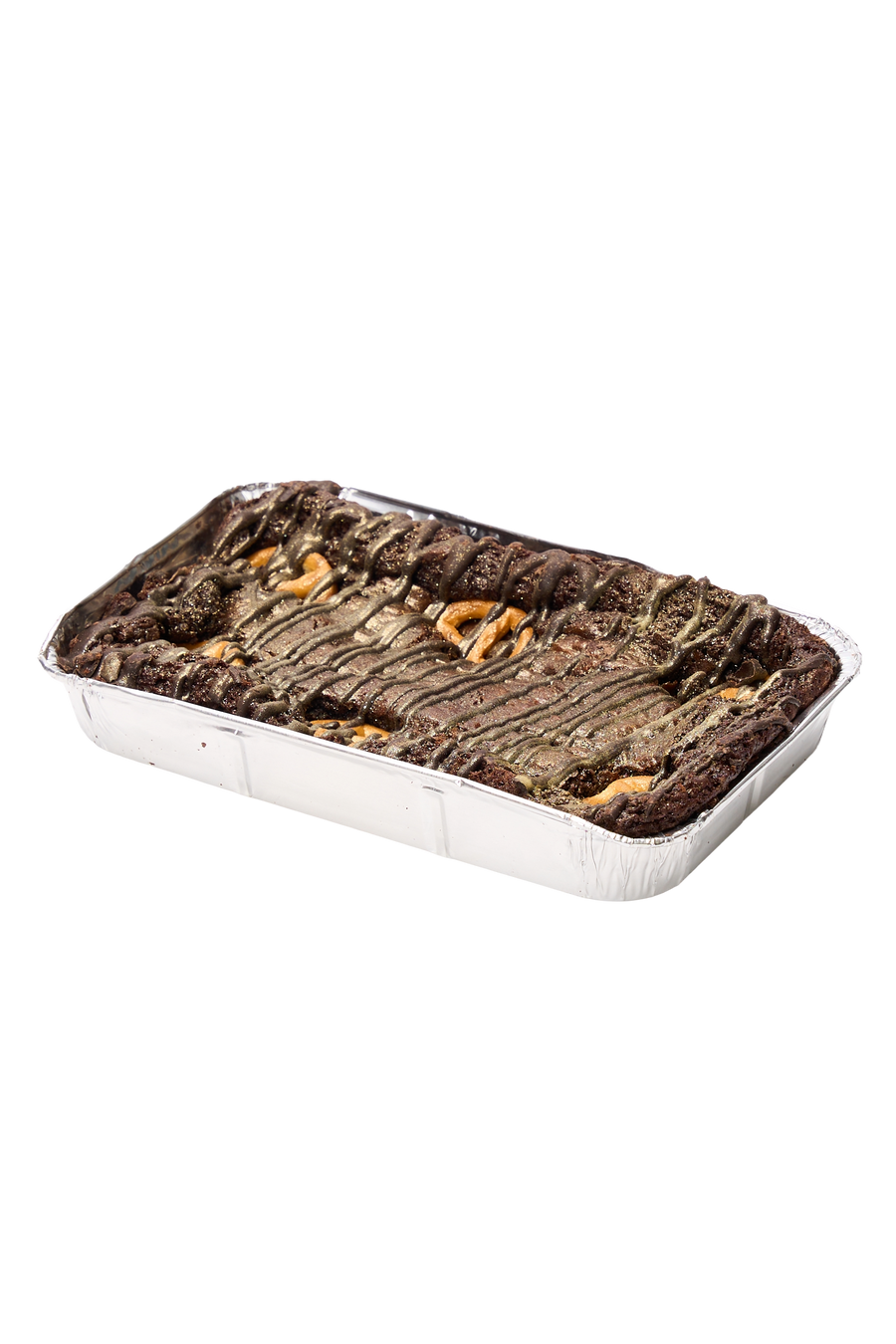 Caramel Pretzel Little Luxury Brownie Tray (Gluten Free)