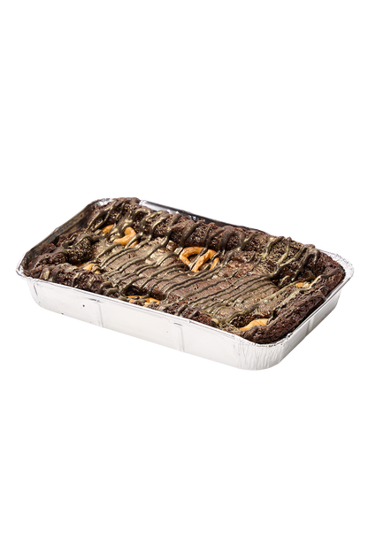 Caramel Pretzel Little Luxury Brownie Tray (Gluten Free)
