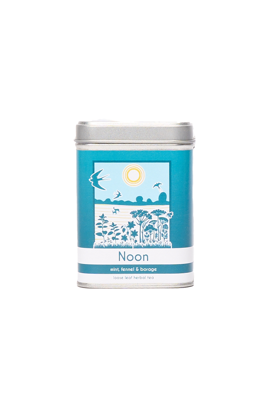 Noon: Mint, Fennel, Borage & Cornflower Tea blend