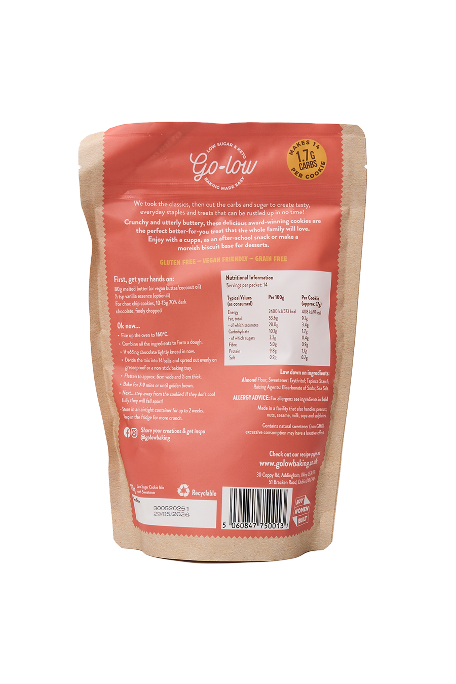 Keto Buttery Cookie Mix