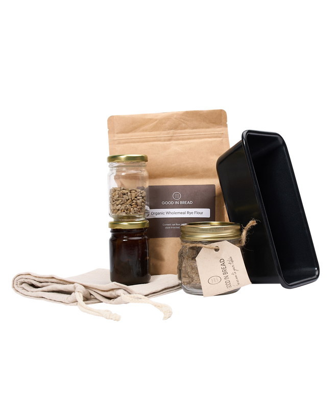 Sourdough Nordic Rye Baking Kit With Live Organic Starter