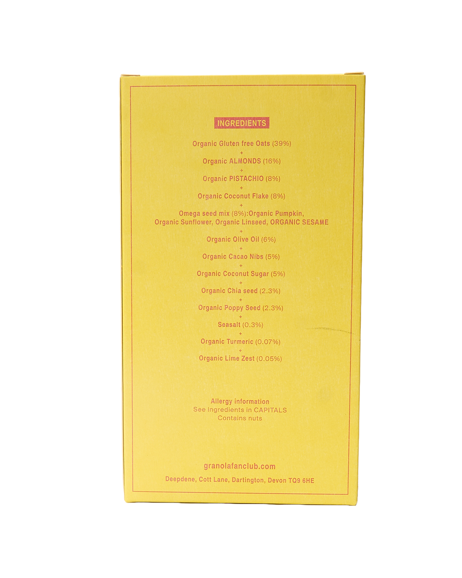 Coconut, Turmeric & Lime Granola