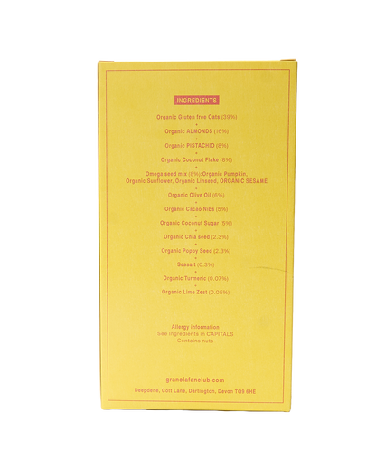 Coconut, Turmeric & Lime Granola