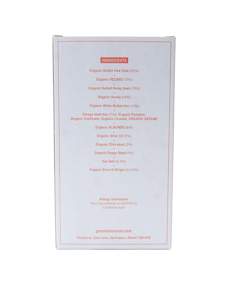 Hemp, Honey & Mulberry Granola