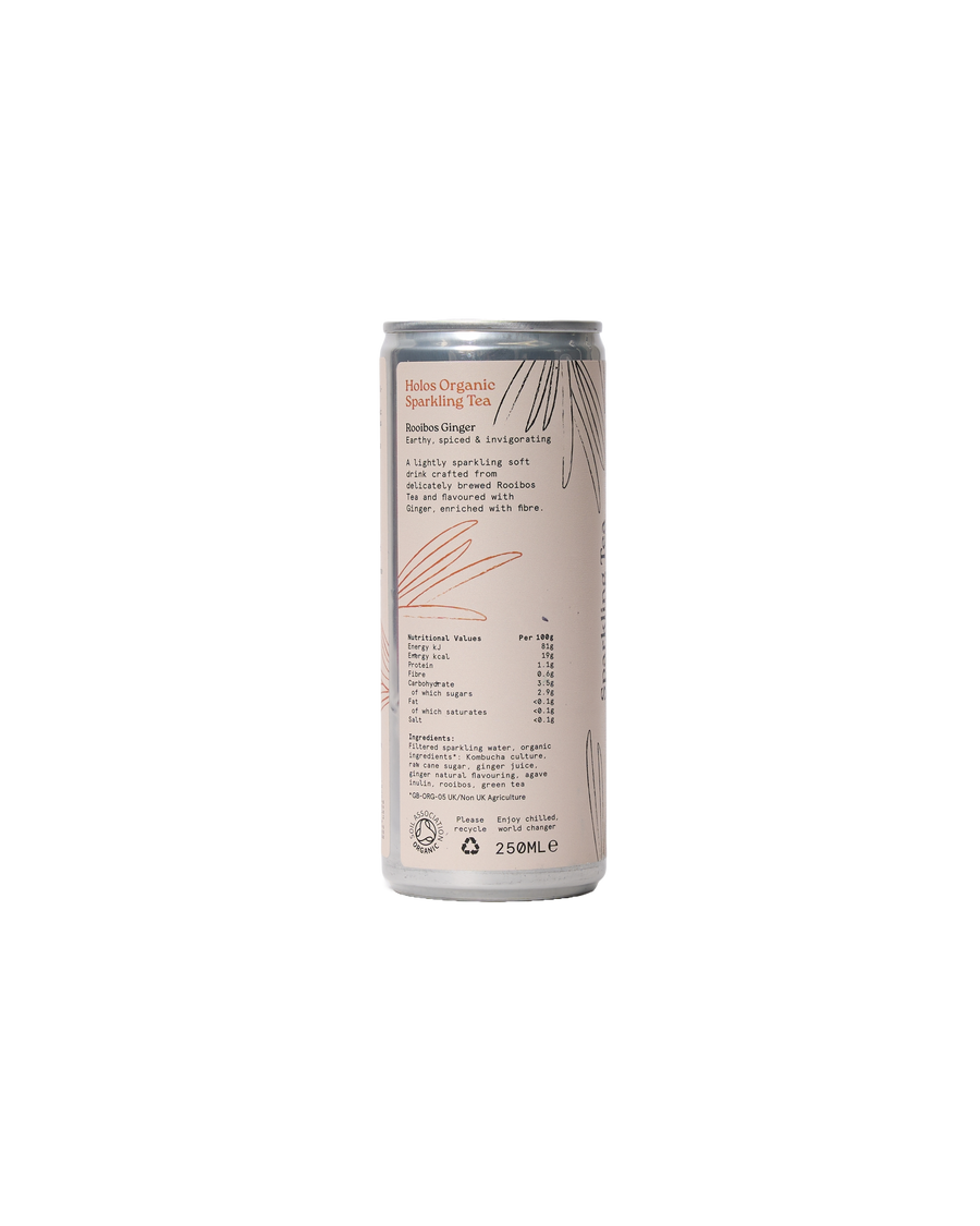 Organic Rooibos Ginger Sparkling Tea