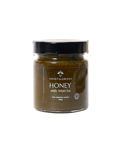 Organic Honey with Matcha