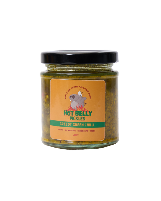Greedy Green Chilli: Pickled Green Chillies