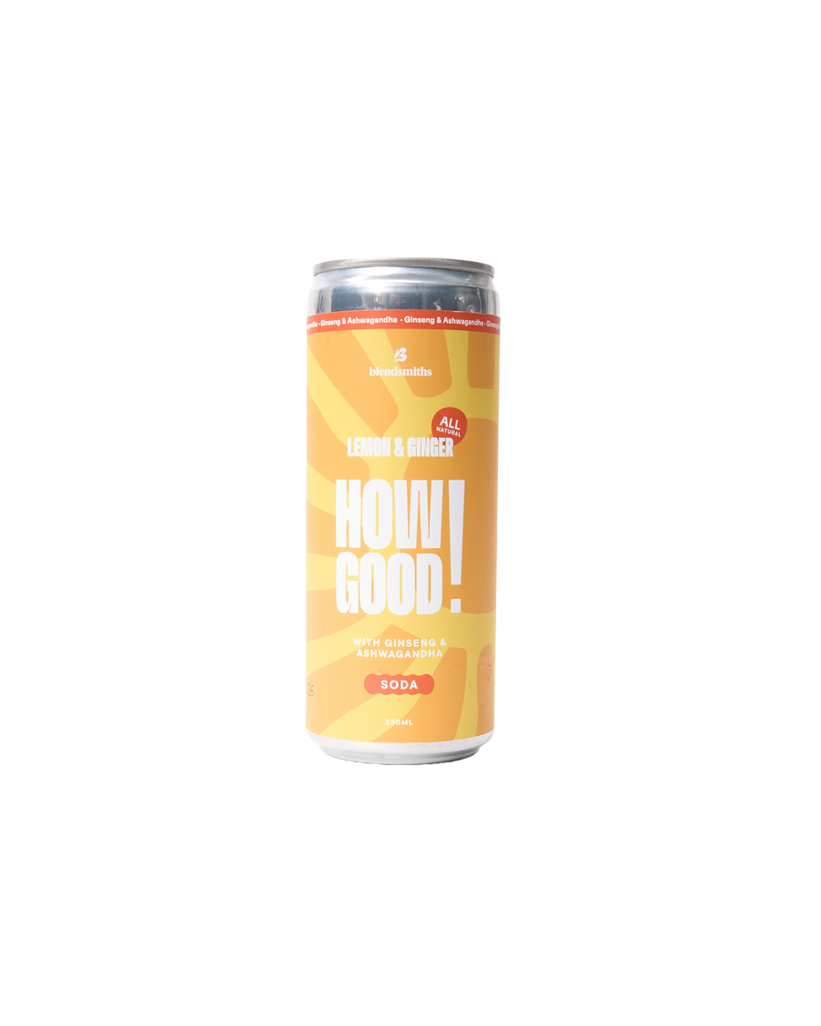 Lemon & Ginger Ashwagandha Soda