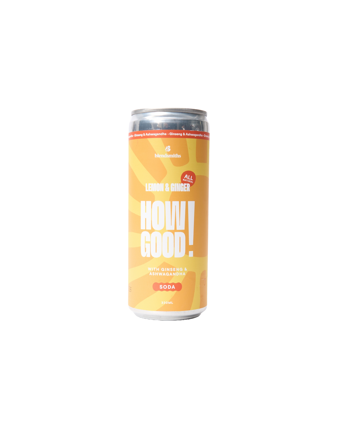 Lemon & Ginger Ashwagandha Soda