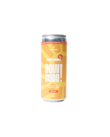 Lemon & Ginger Ashwagandha Soda