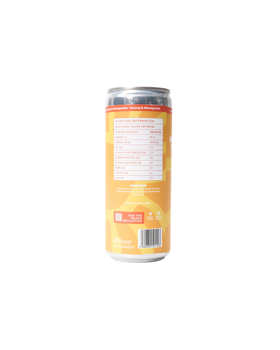 Lemon & Ginger Ashwagandha Soda