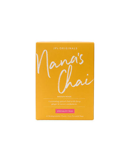 Spiced Chai with Ginger & Cardamom