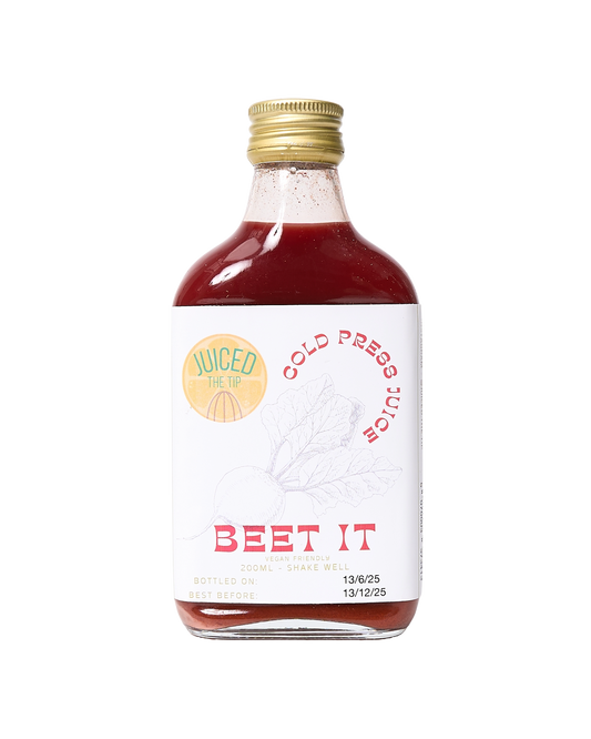 Beet It: Beetroot, Carrot & Ginger Juice Shots