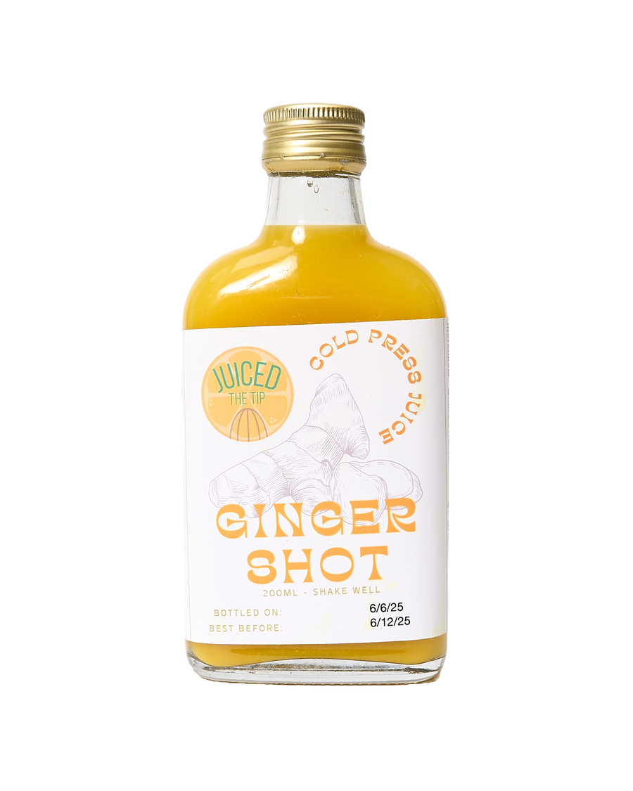 Ginger, Lemon & Turmeric Juice Shots