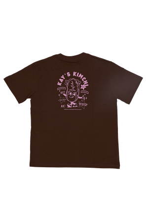 Pink & Brown Kimchi Tee (M)