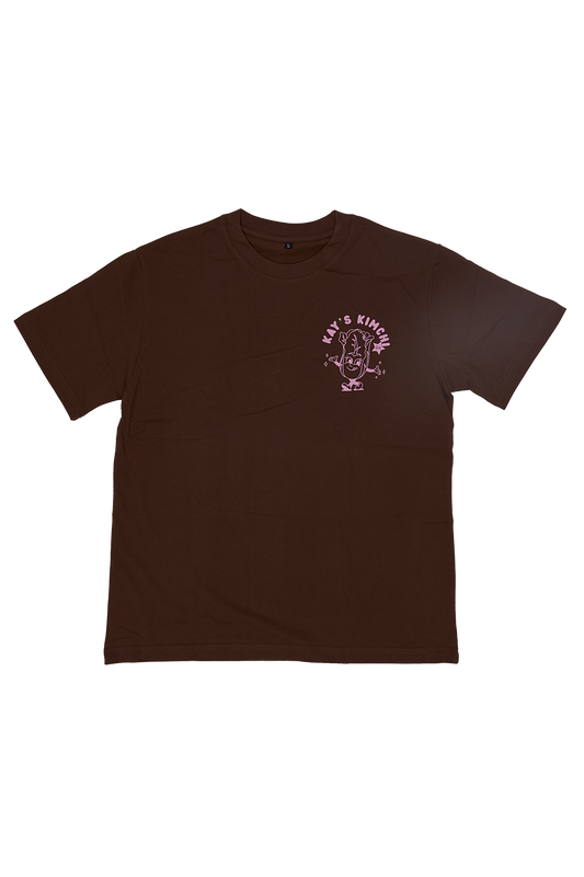 Pink & Brown Kimchi Tee (M)