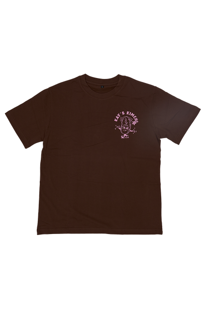 Pink & Brown Kimchi Tee (L)
