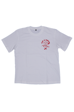 Red & White Kimchi Tee (L)