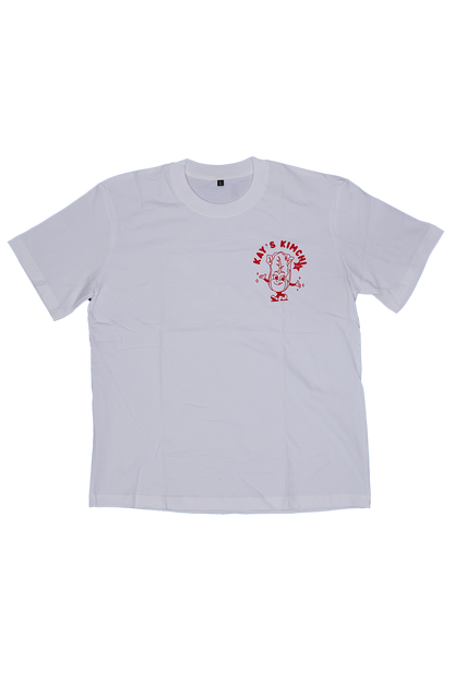 Red & White Kimchi Tee (L)