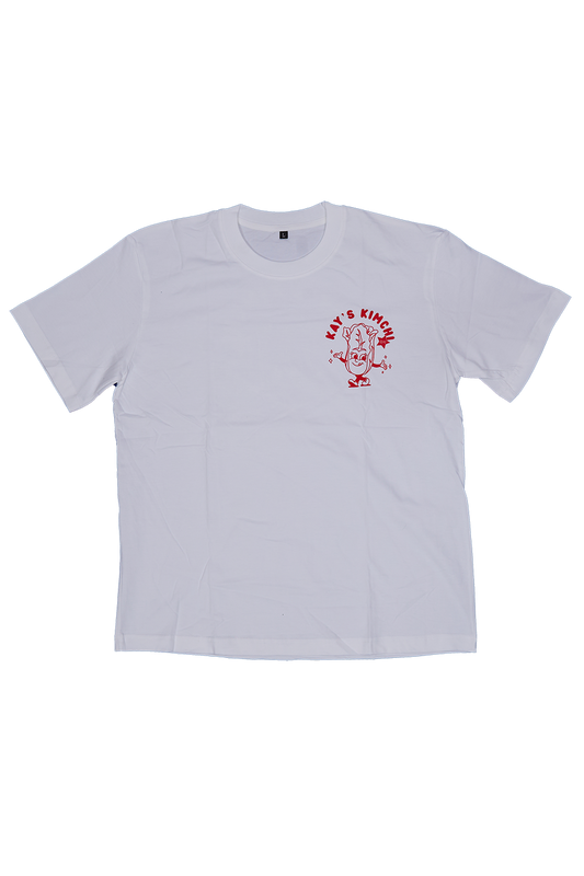 Red & White Kimchi Tee (L)
