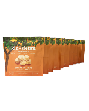 Thai Mango Sticky Rice Flower Bites (10 Packs)
