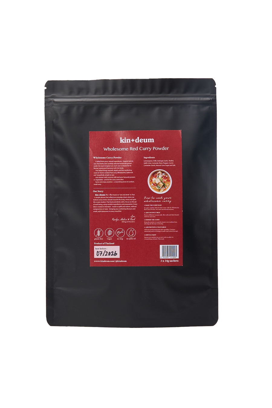Thai Red Curry Powder (3x34g)