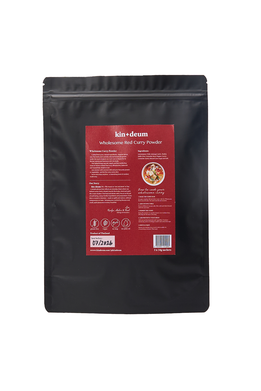 Thai Red Curry Powder (3x34g)