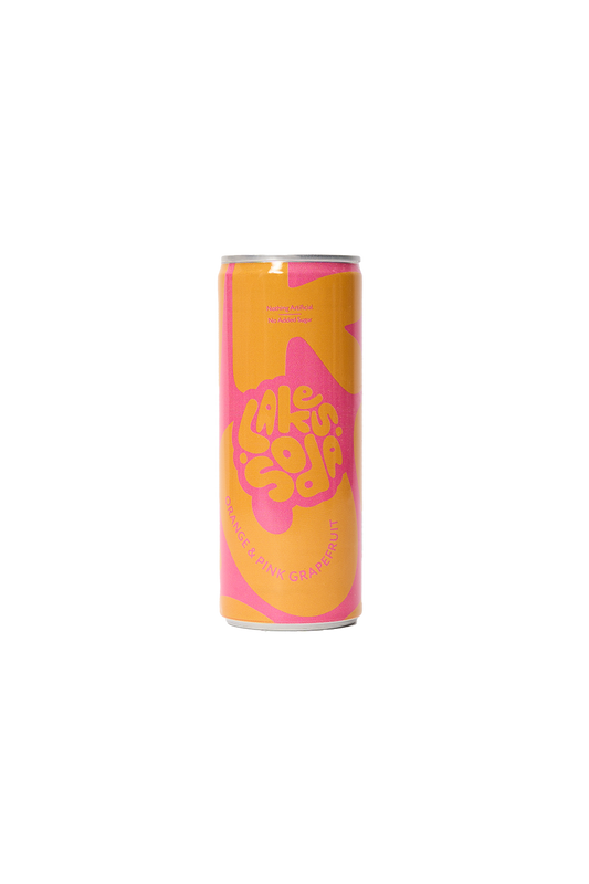 Orange & Pink Grapefruit Soda
