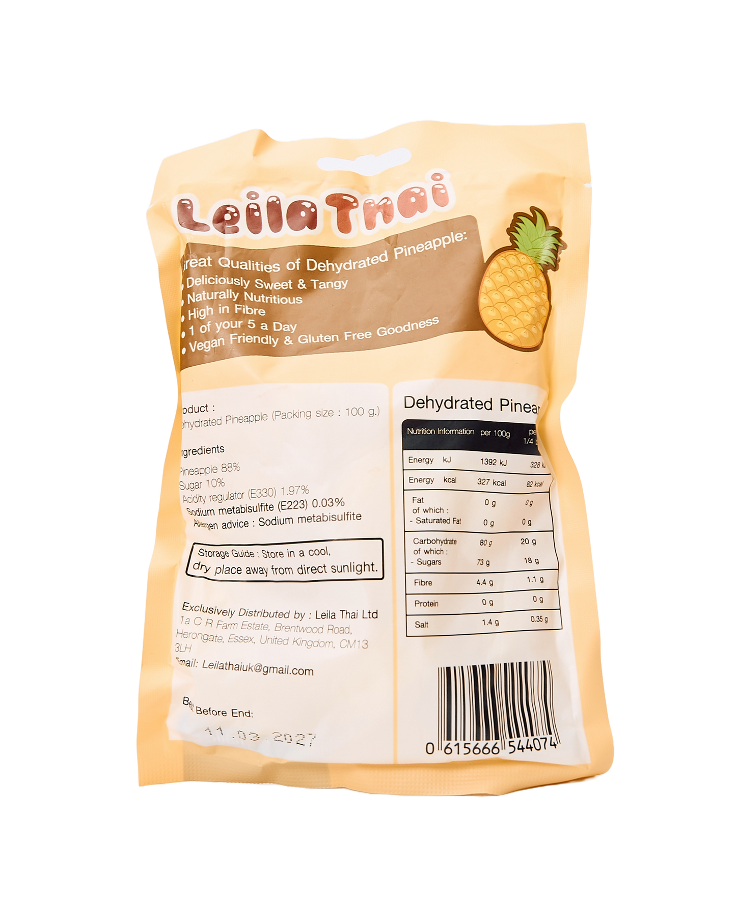 Dehydrated Pineapple