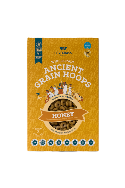 Wholegrain Ancient Grain Honey Hoops Cereal