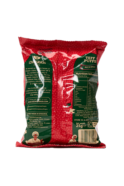 Hot & Spicy Teff Puffs