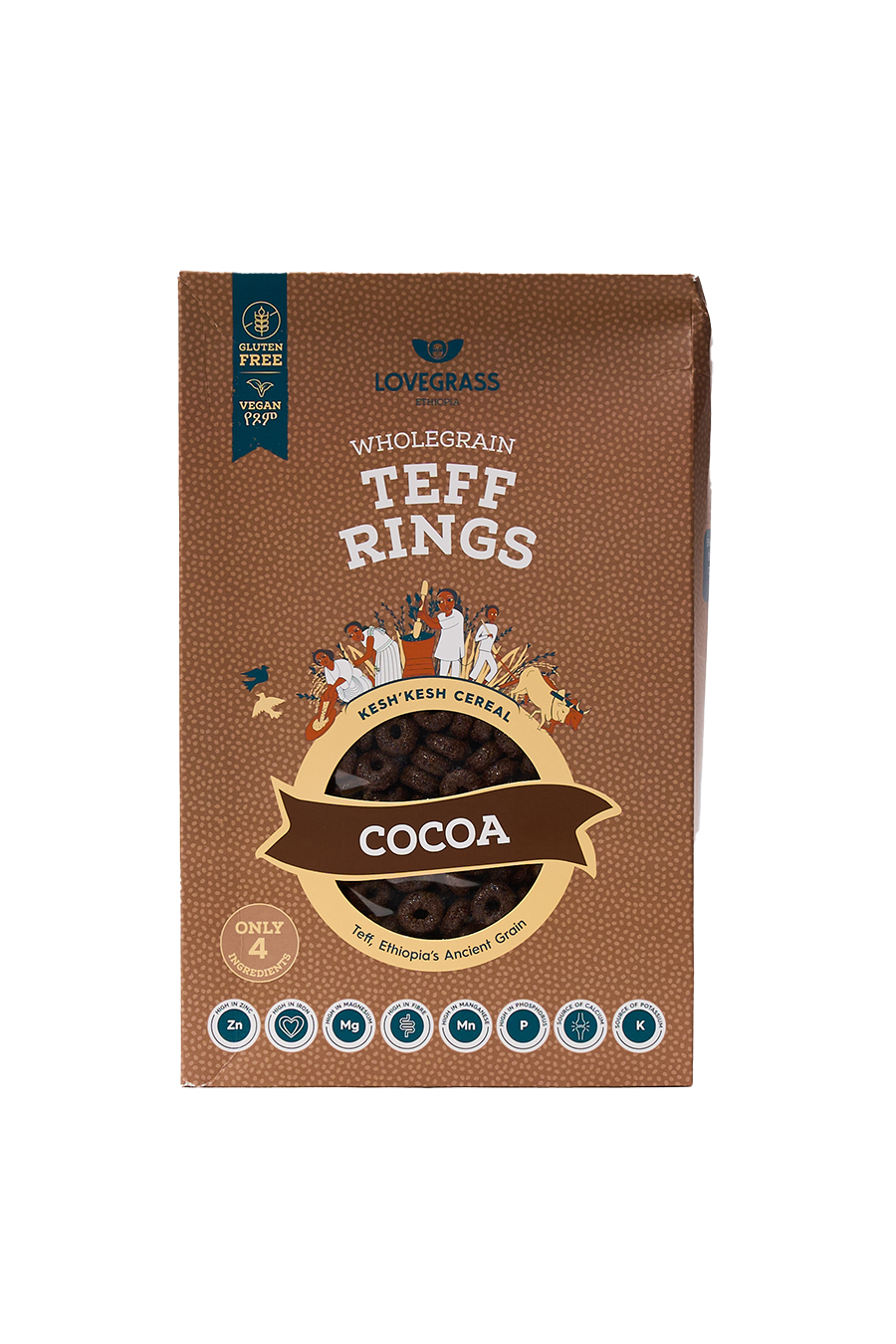 Wholegrain Teff Cocoa Rings