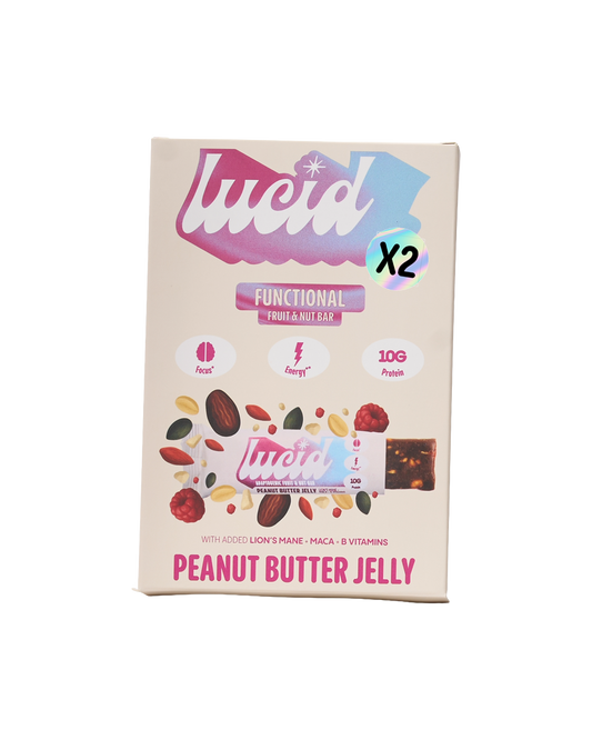 Peanut Butter & Jelly Adaptogenic Snack Bar Duo Box