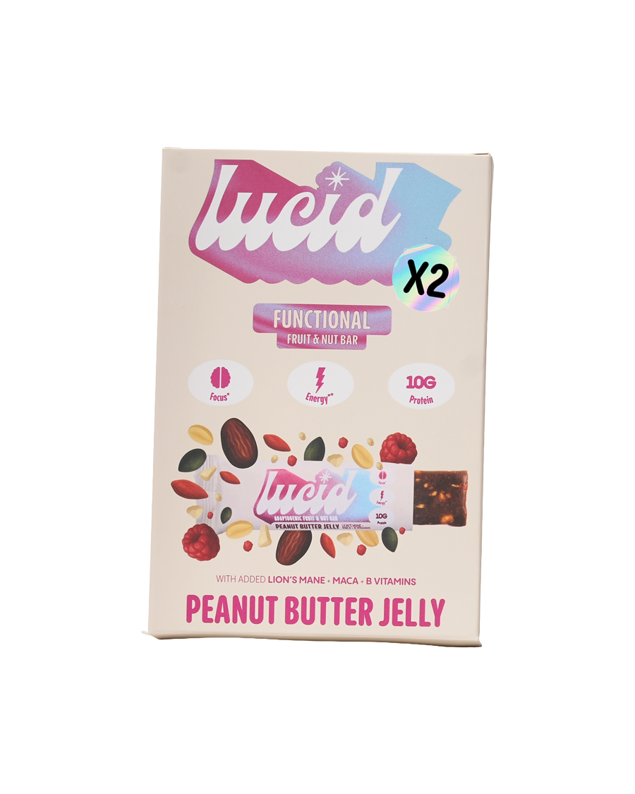 Peanut Butter & Jelly Adaptogenic Snack Bar Duo Box
