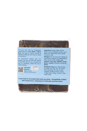 Lion's Mane Chocolate Bar