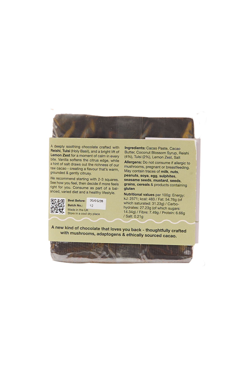 Reishi Chocolate Bar