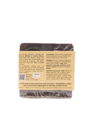 Shiitake Chocolate Bar