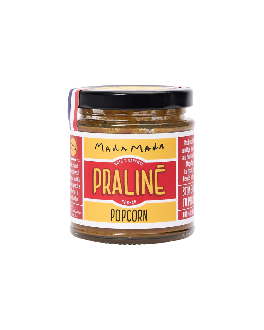 Popcorn Praliné: Caramel Nut Spread