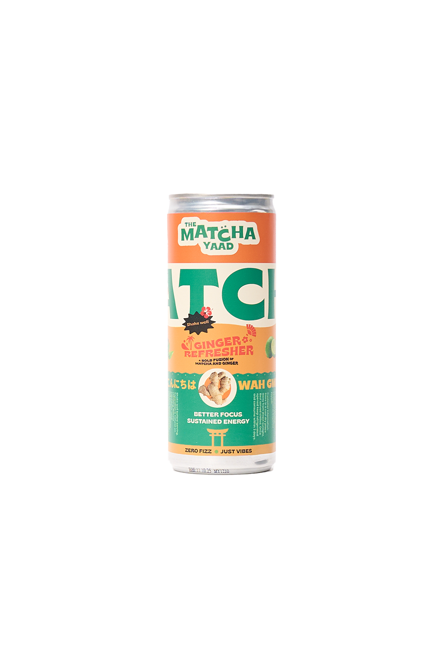 Ginger Refresher Matcha Drink