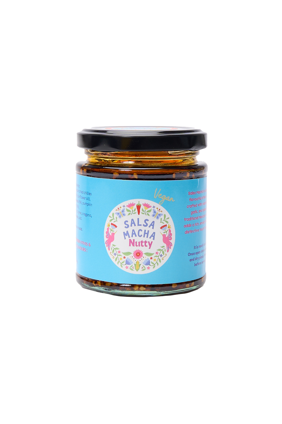 Peanut Salsa Macha with Vegetable Oil