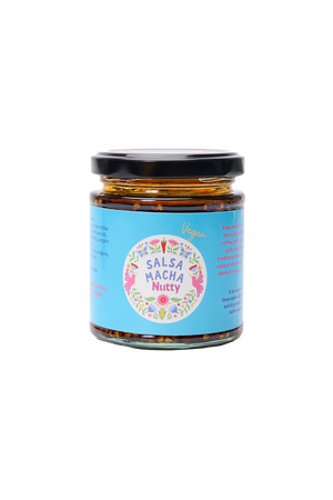 Peanut Salsa Macha with Vegetable Oil