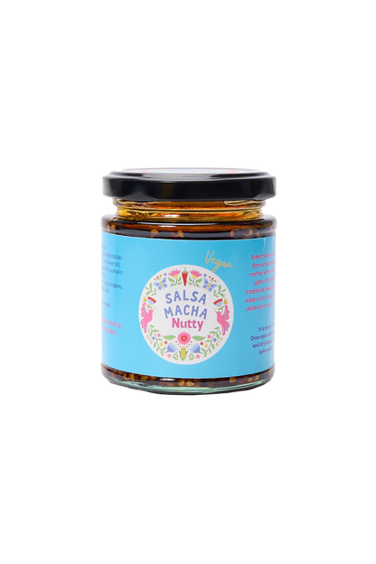 Peanut Salsa Macha with Vegetable Oil