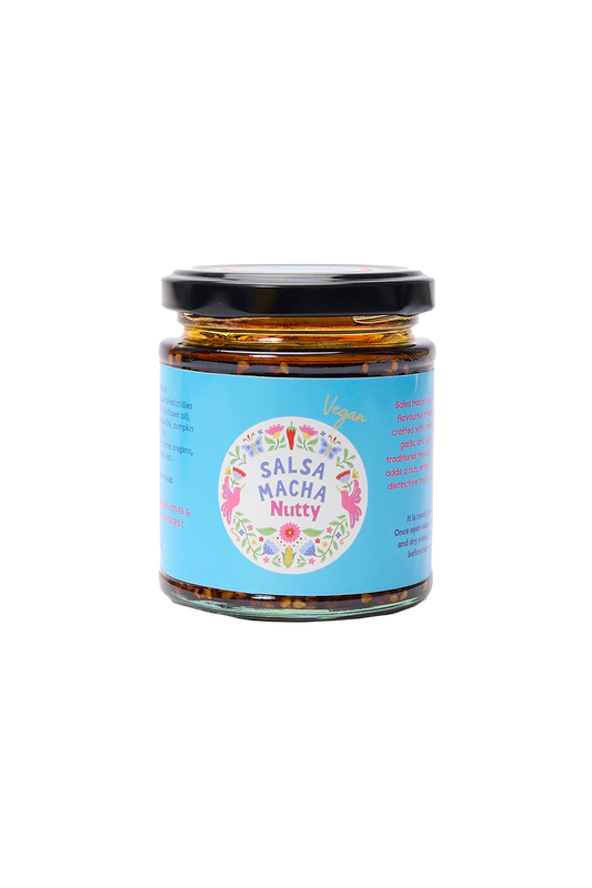 Peanut Salsa Macha with Vegetable Oil