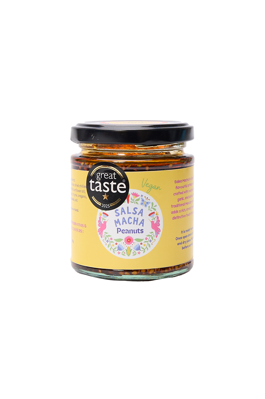 Peanut Salsa Macha with Olive Oil