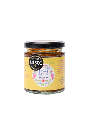 Peanut Salsa Macha with Olive Oil
