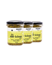 The Dill-Icious One: Dill Pickle Relish Trio