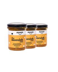 The Moreish One: Charred Aubergine Pickle Trio